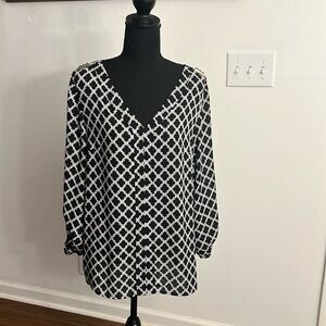 Zac and Rachel Lightweight Blouse, Sz. L.